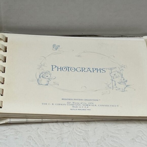 VTG 1990 Beatrix Potter Collection Grandma's Brag Book 10 Pages 20 Photos 6"x4" - Picture 4 of 12